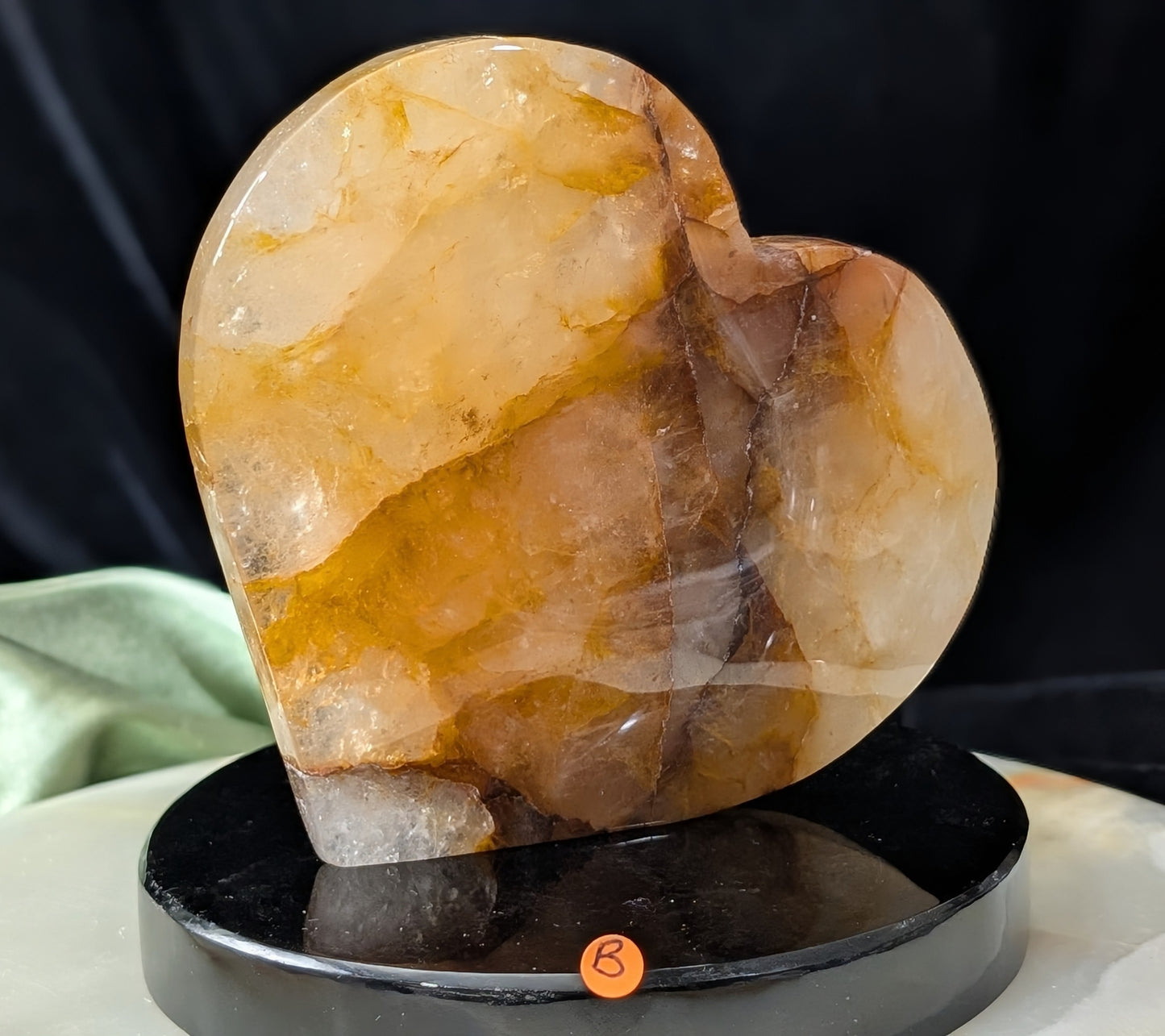 Large Golden Healer Heart
