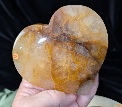 Large Golden Healer Heart