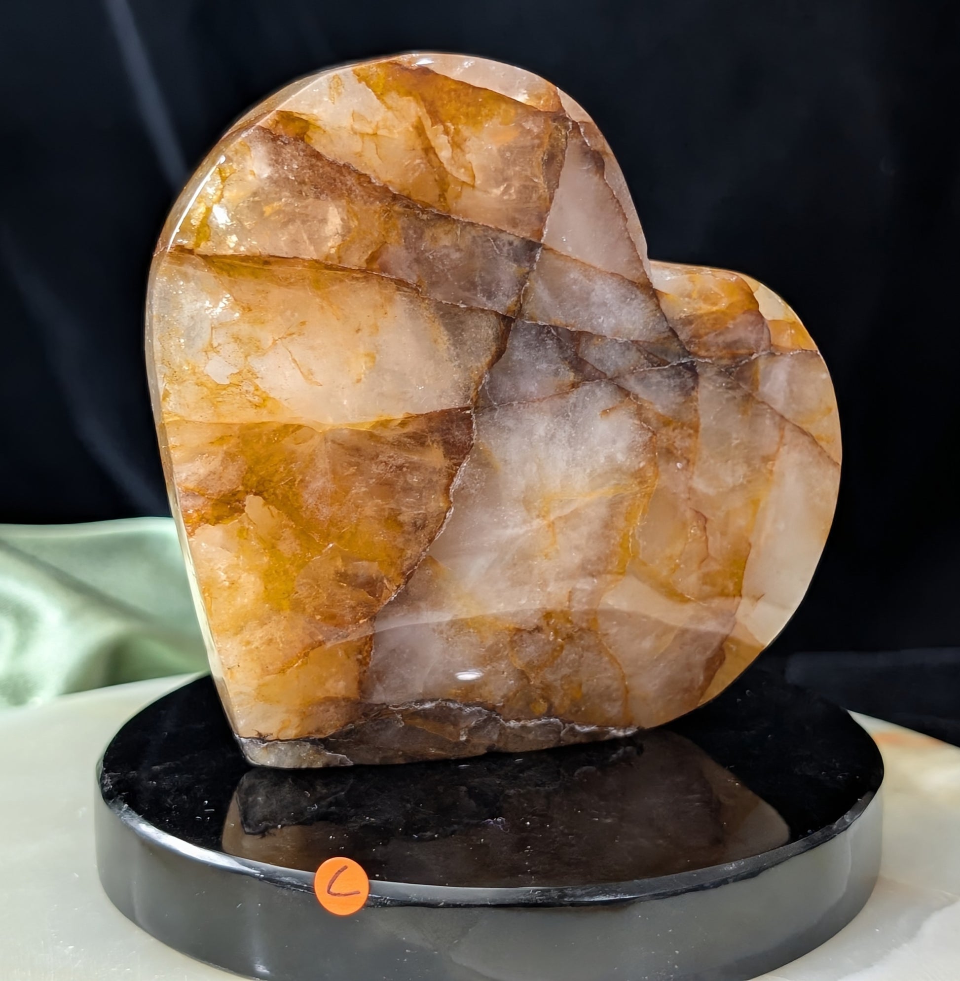 Large Golden Healer Heart