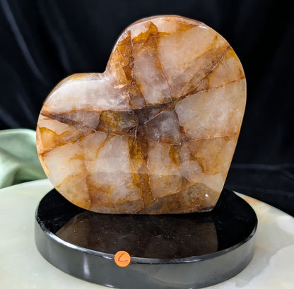 Large Golden Healer Heart