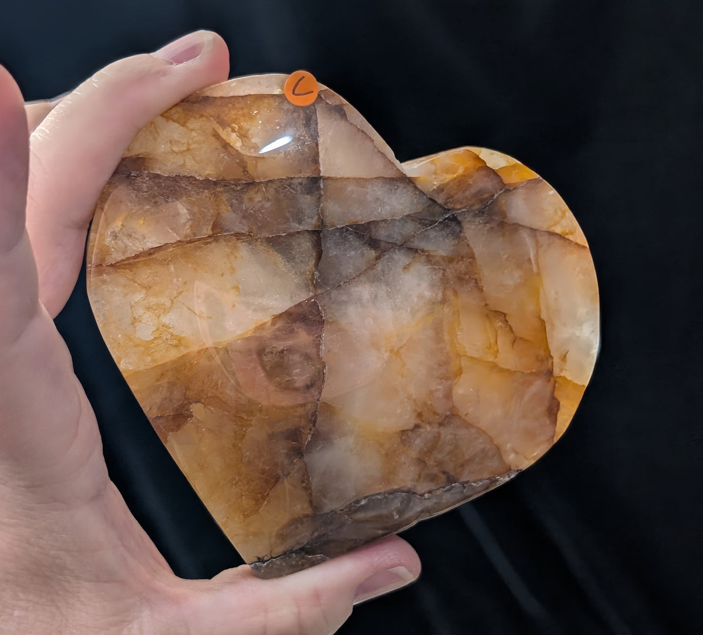 Large Golden Healer Heart