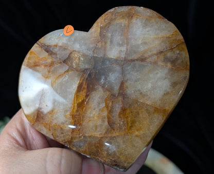 Large Golden Healer Heart