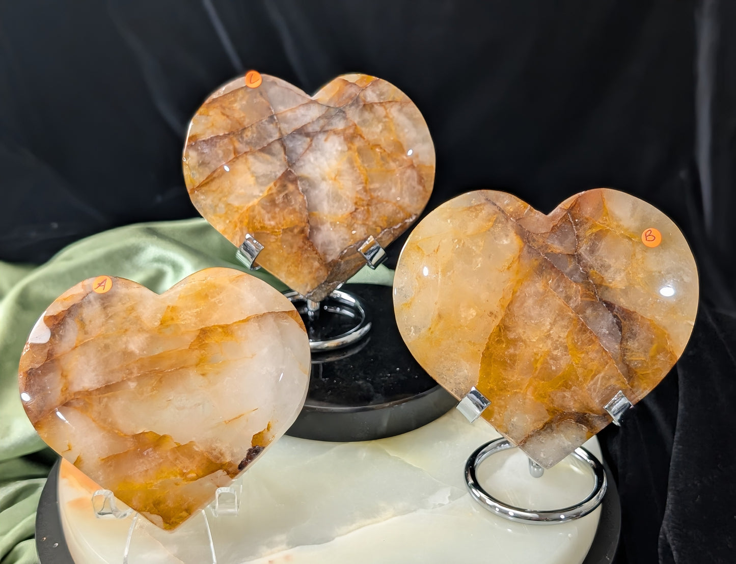 Large Golden Healer Hearts