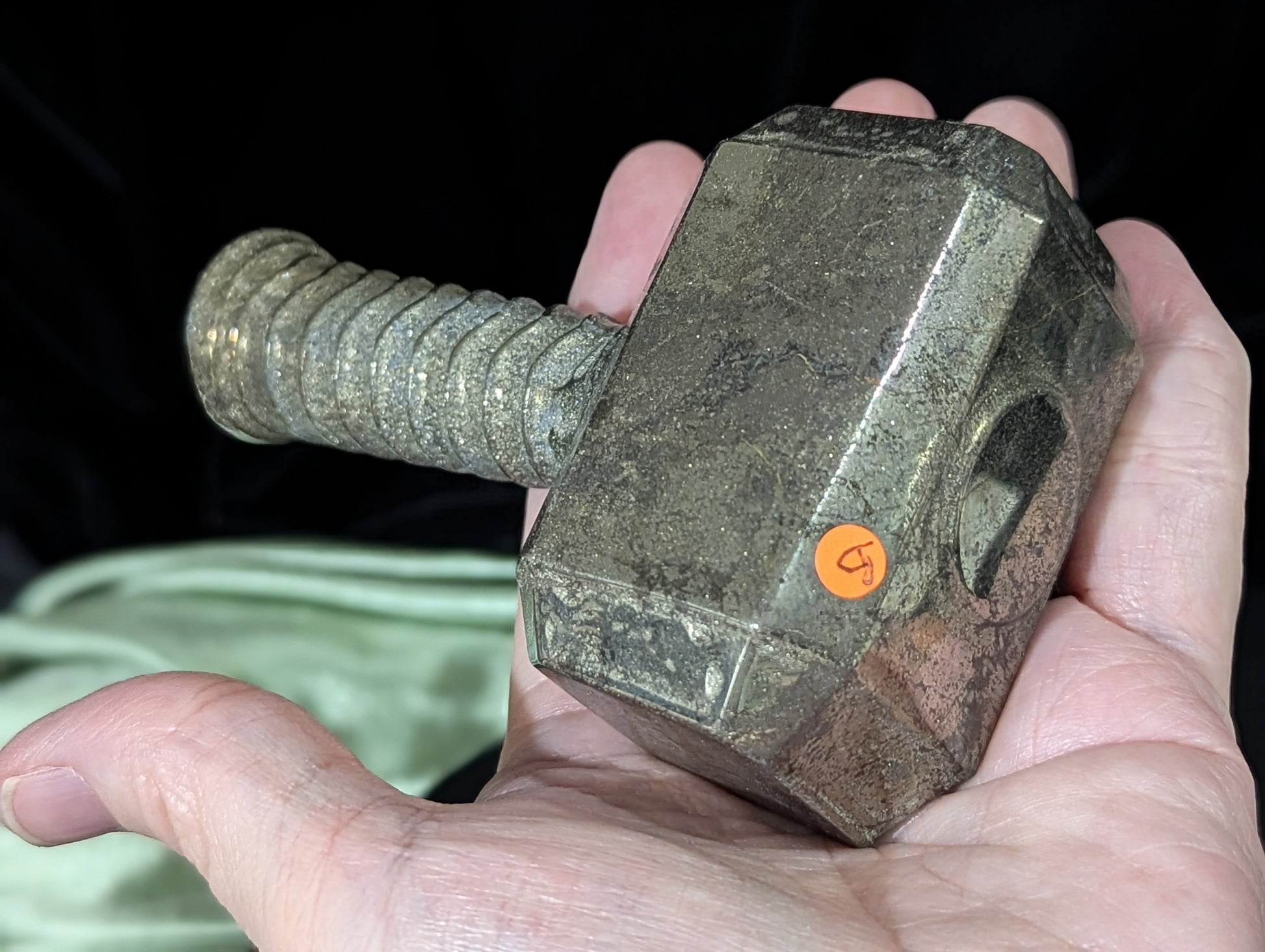 Large Pyrite Thor's Hammer