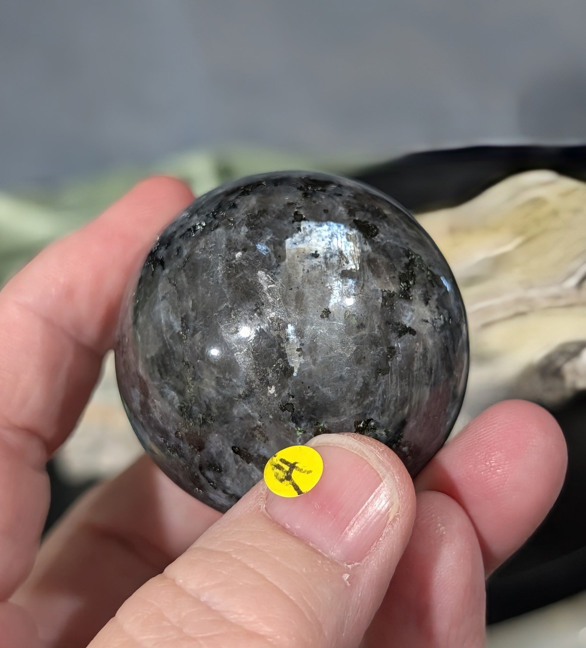 Larvikite Sphere
