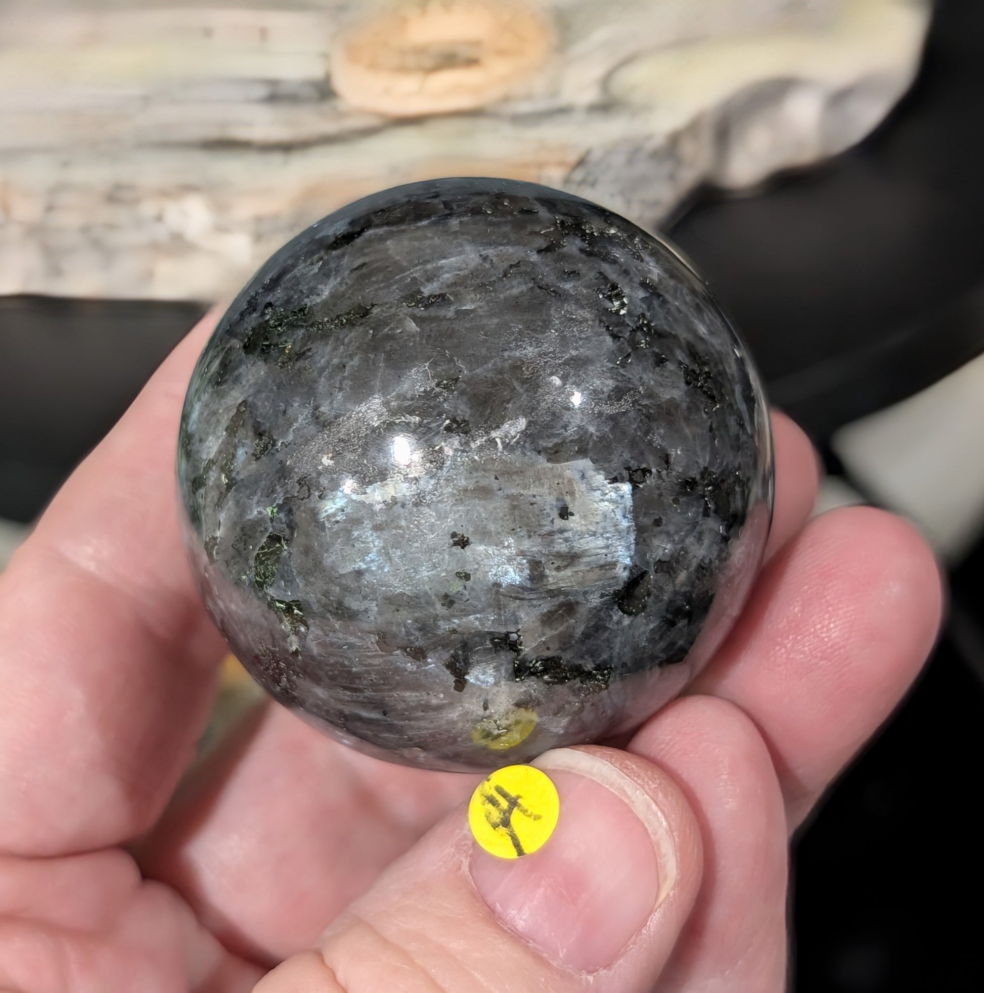 Larvikite Sphere