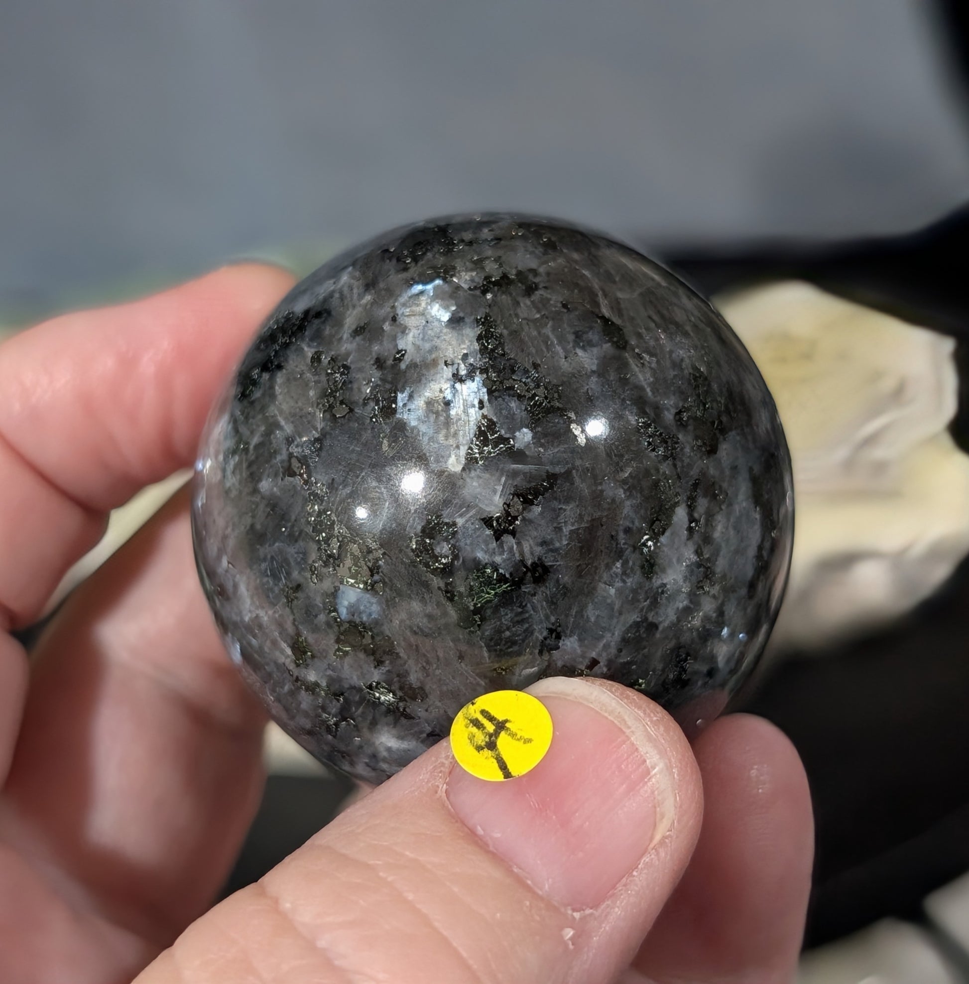 Larvikite Sphere