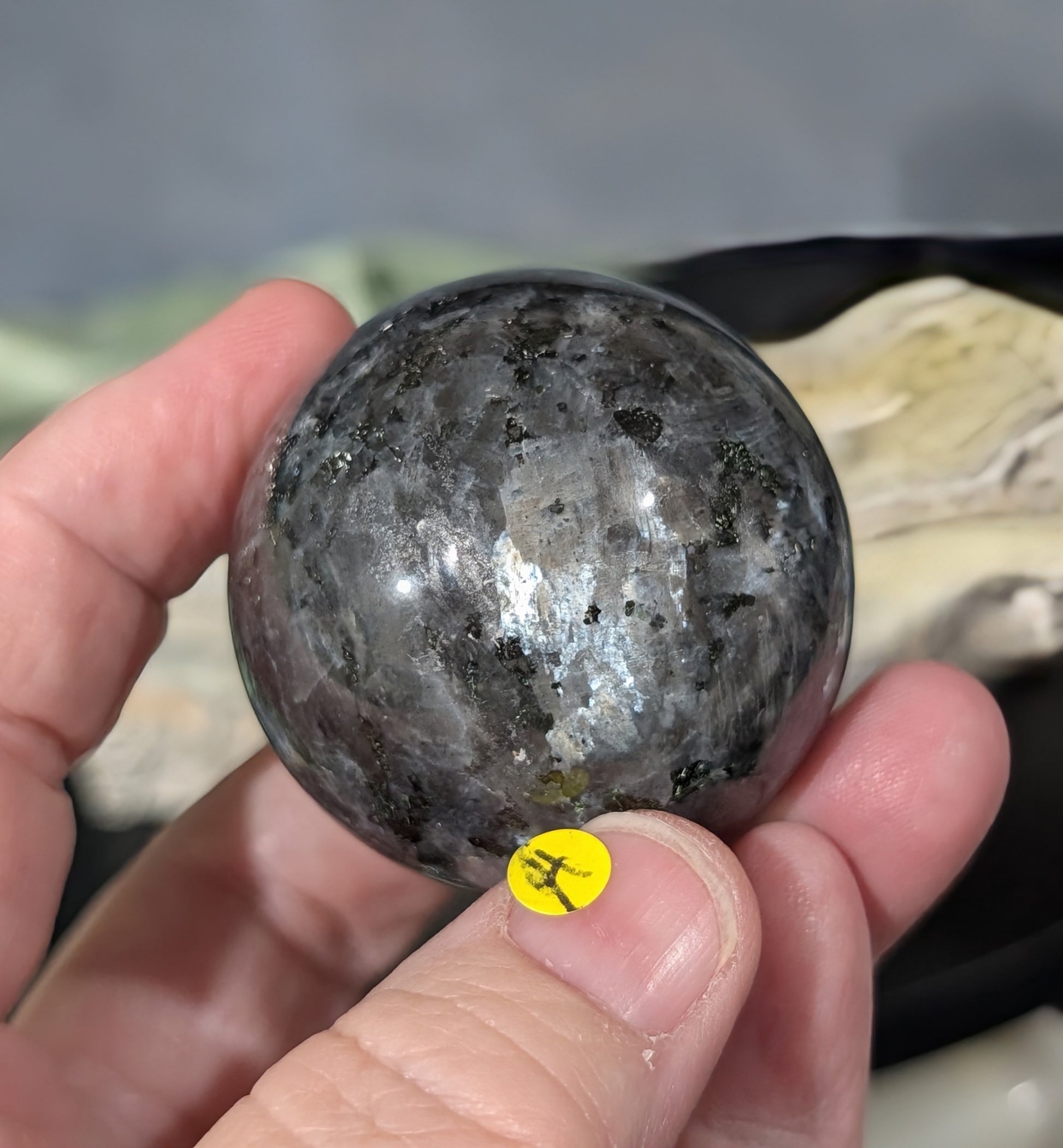 Larvikite Sphere