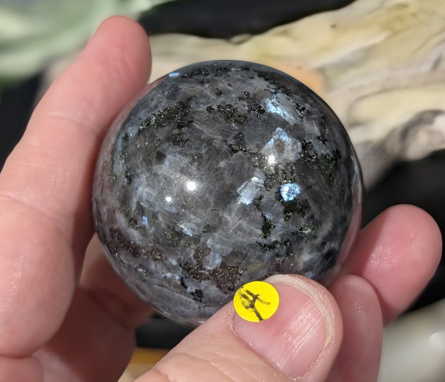 Larvikite Sphere