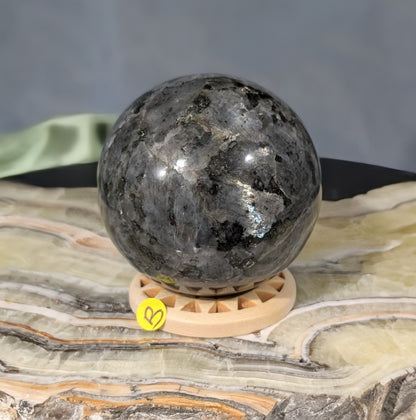 Larvikite Sphere