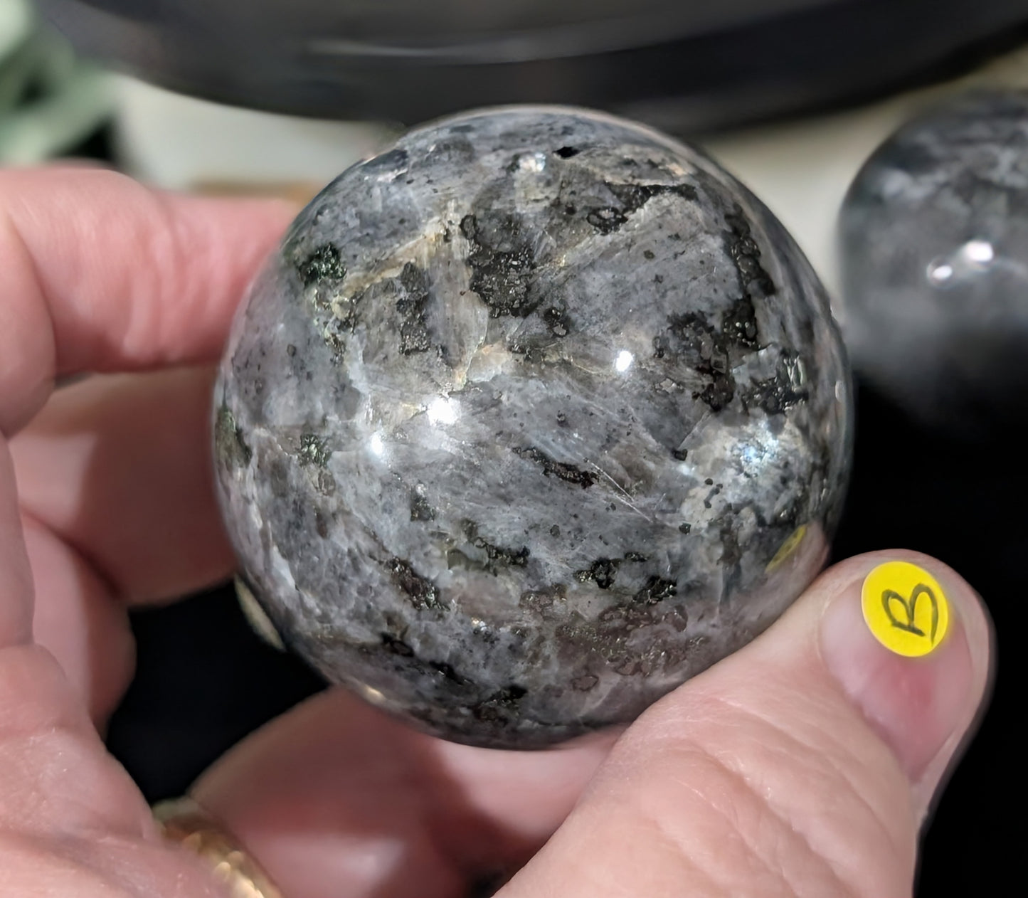 Larvikite Sphere