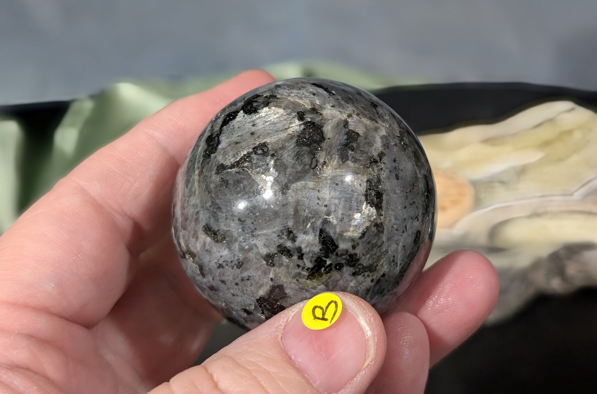 Larvikite Sphere