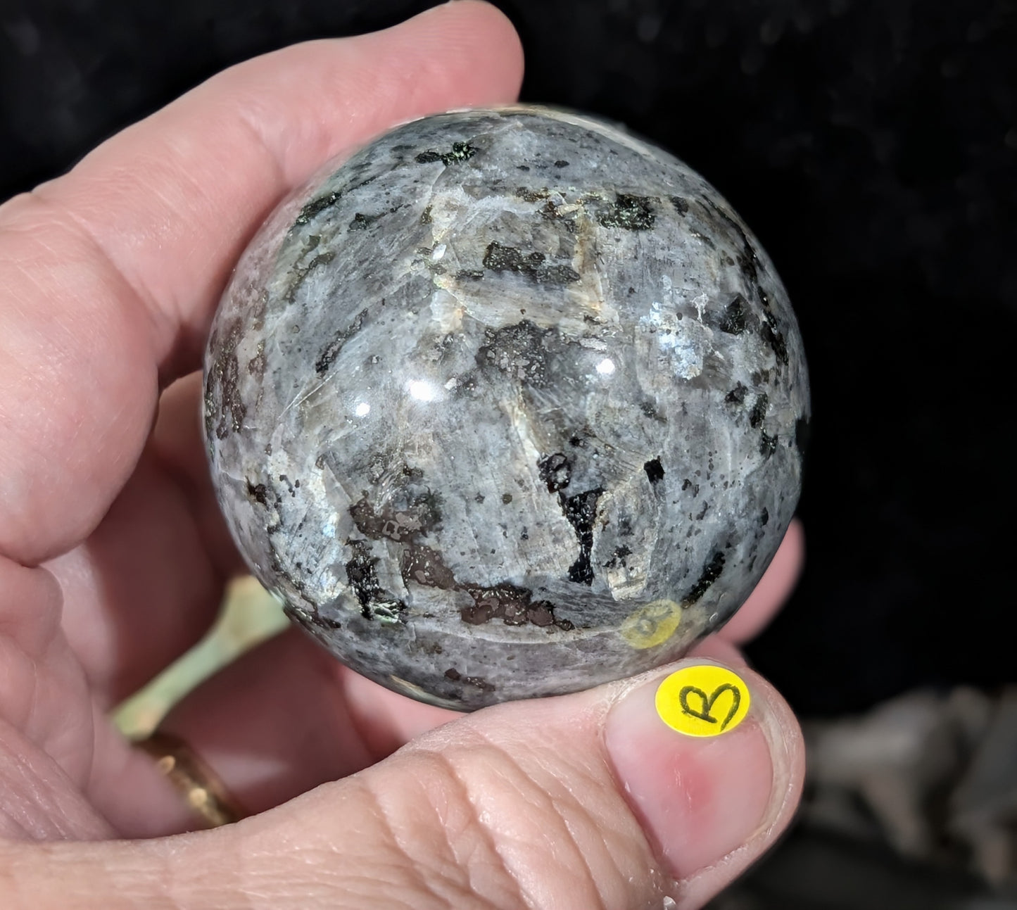 Larvikite Sphere