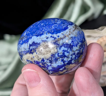 Lazurite With Afghanite Crystal Egg