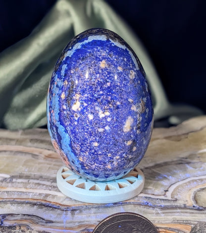 Lazurite With Afghanite Crystal Egg