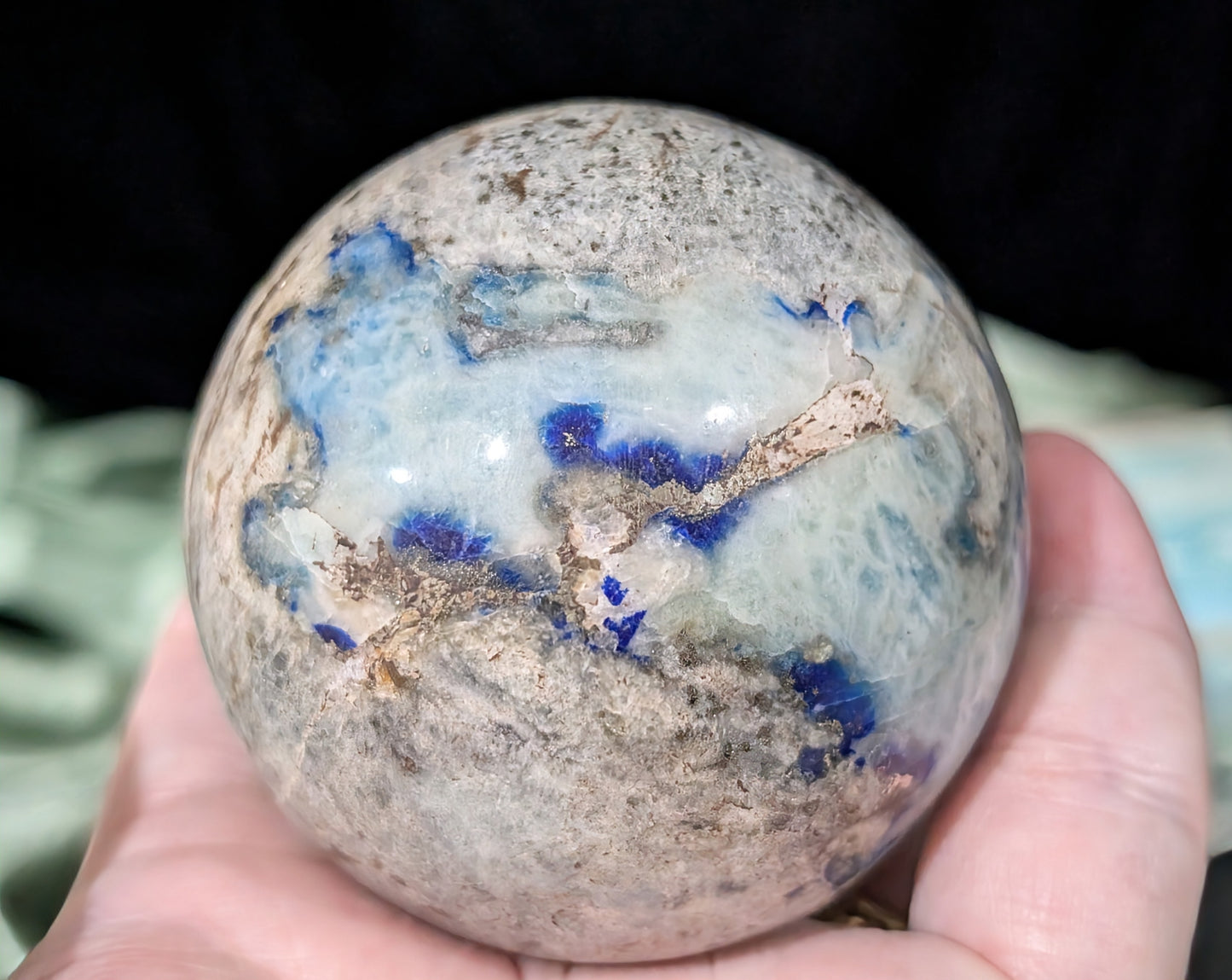 Lazurite and Afghanite Sphere