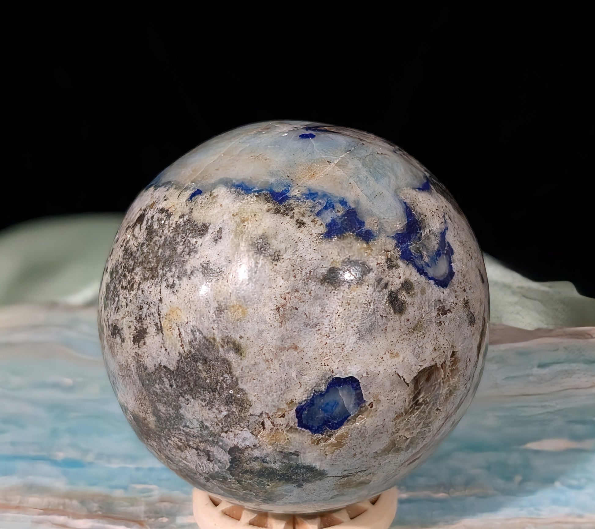 Lazurite and Afghanite Sphere