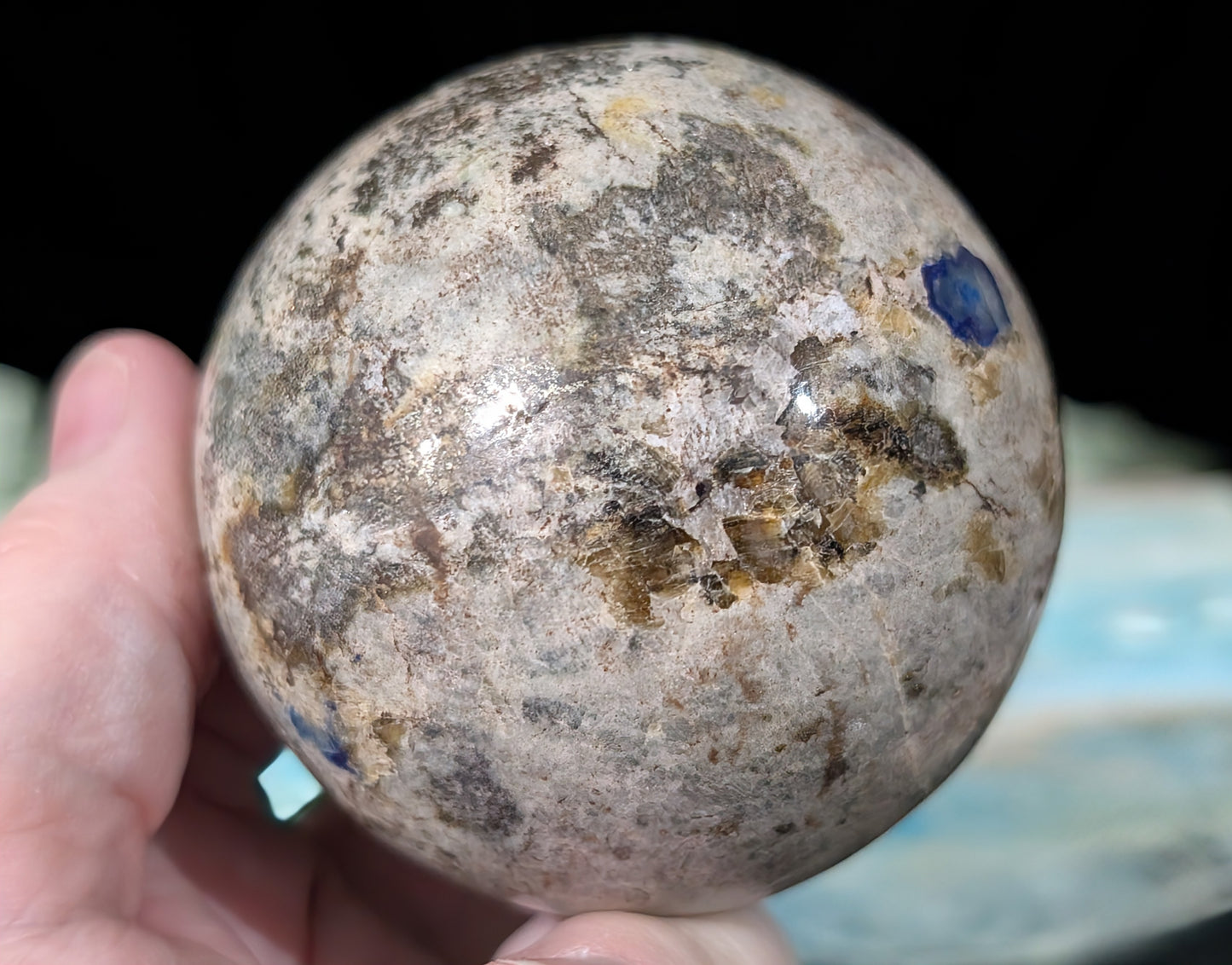 Lazurite and Afghanite Sphere