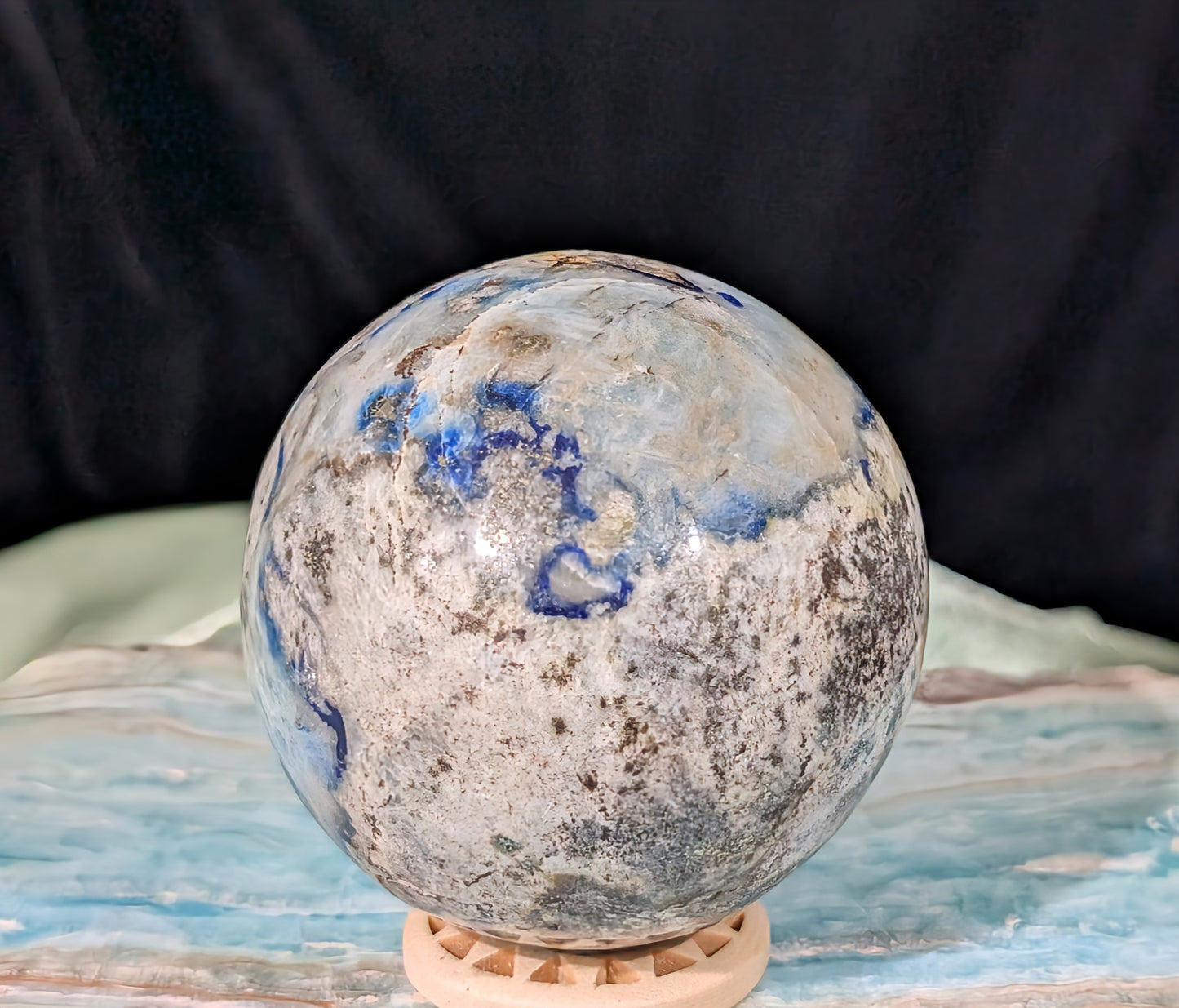 Lazurite and Afghanite Sphere