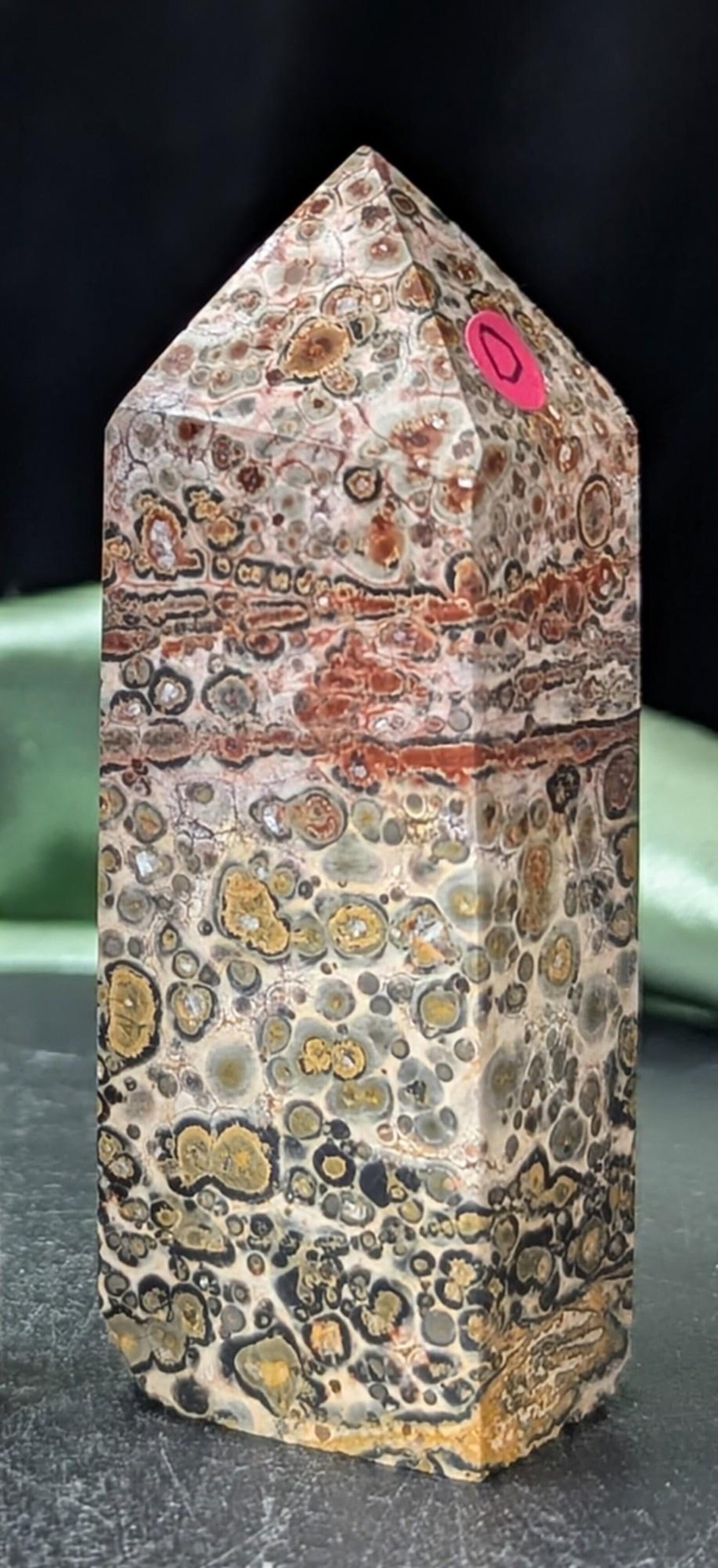 Leopard Skin Jasper Tower