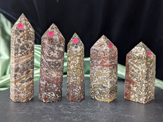 Leopard Skin Jasper Towers