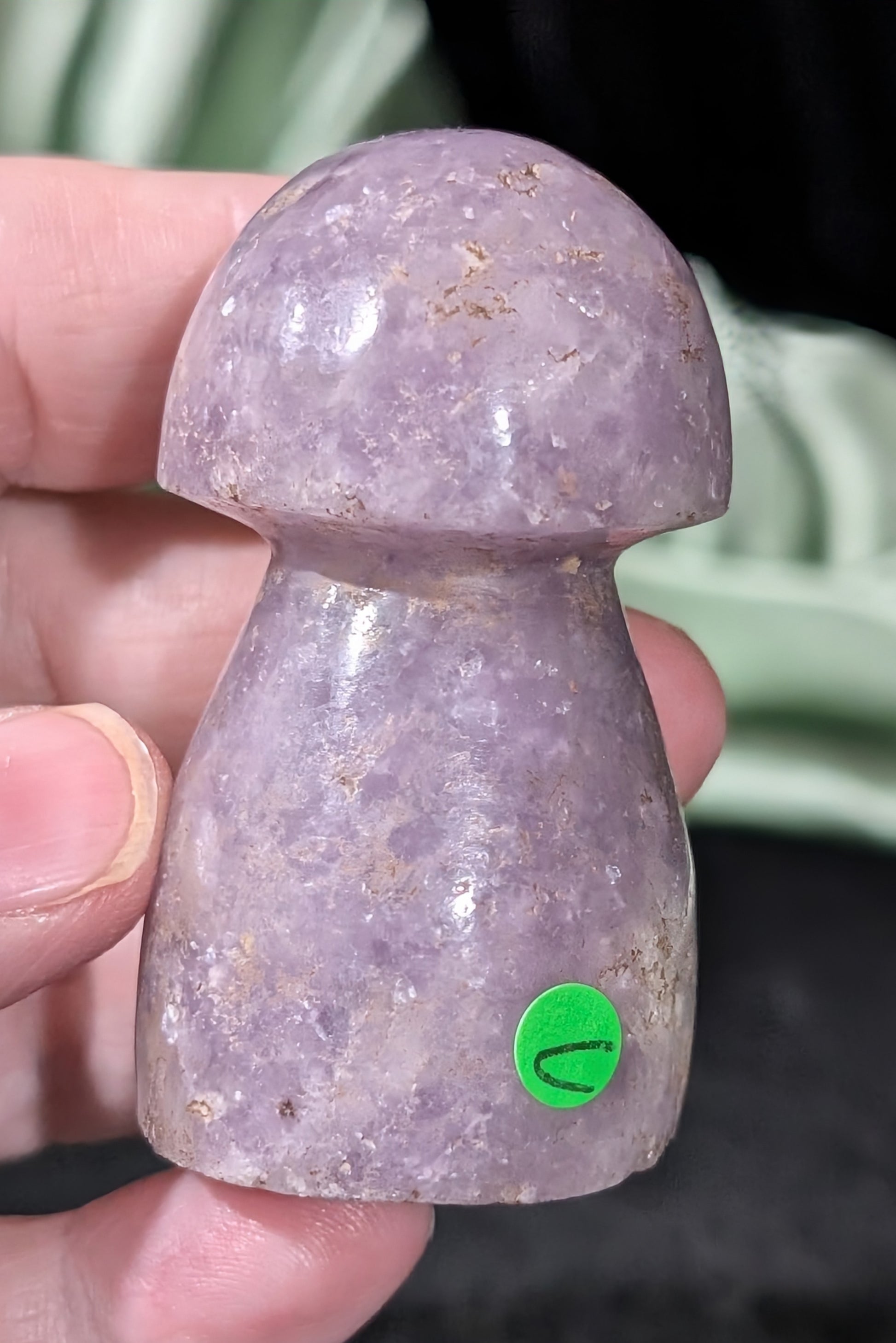 Lepidolite Mushroom 1C2