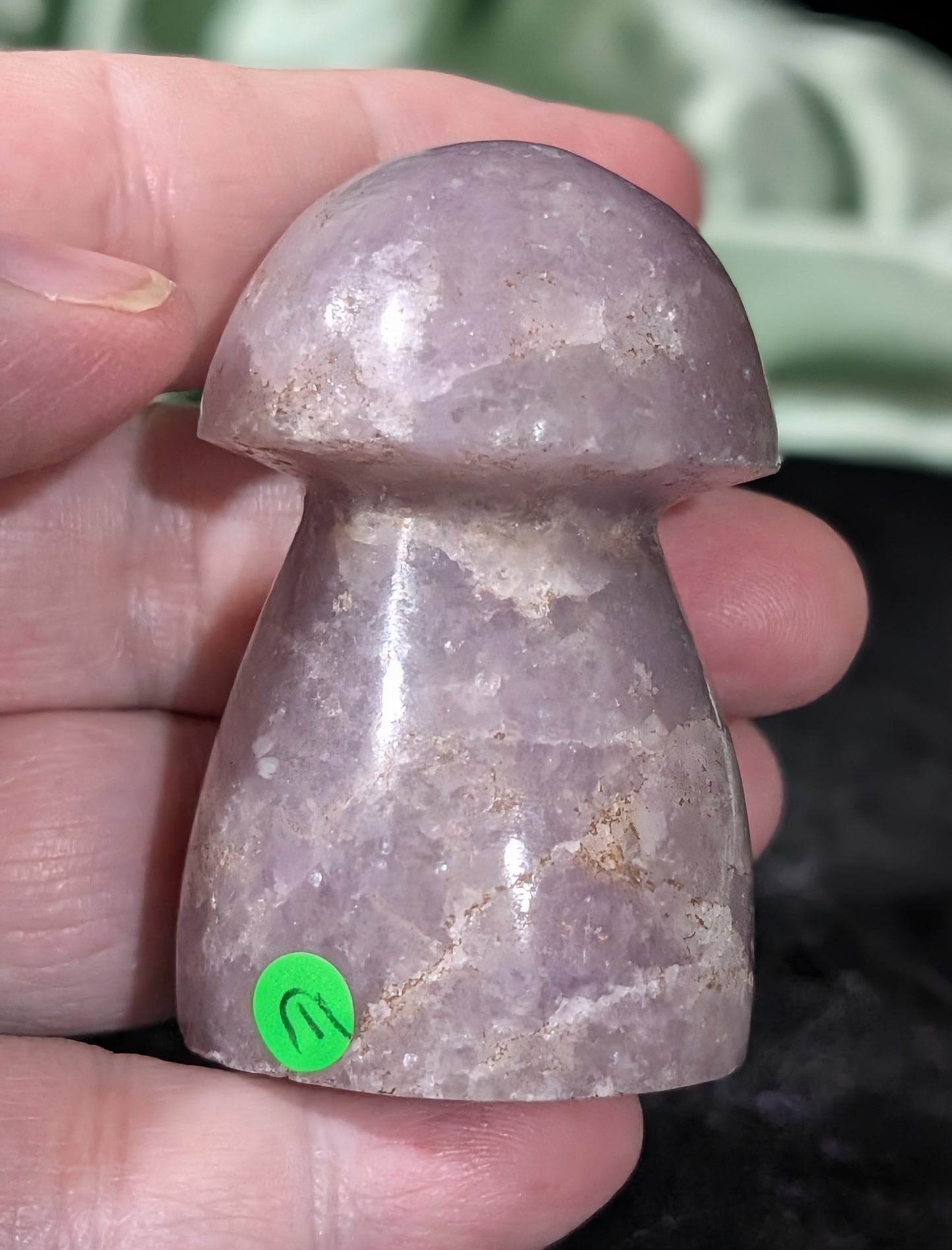 Lepidolite Mushroom 1E3