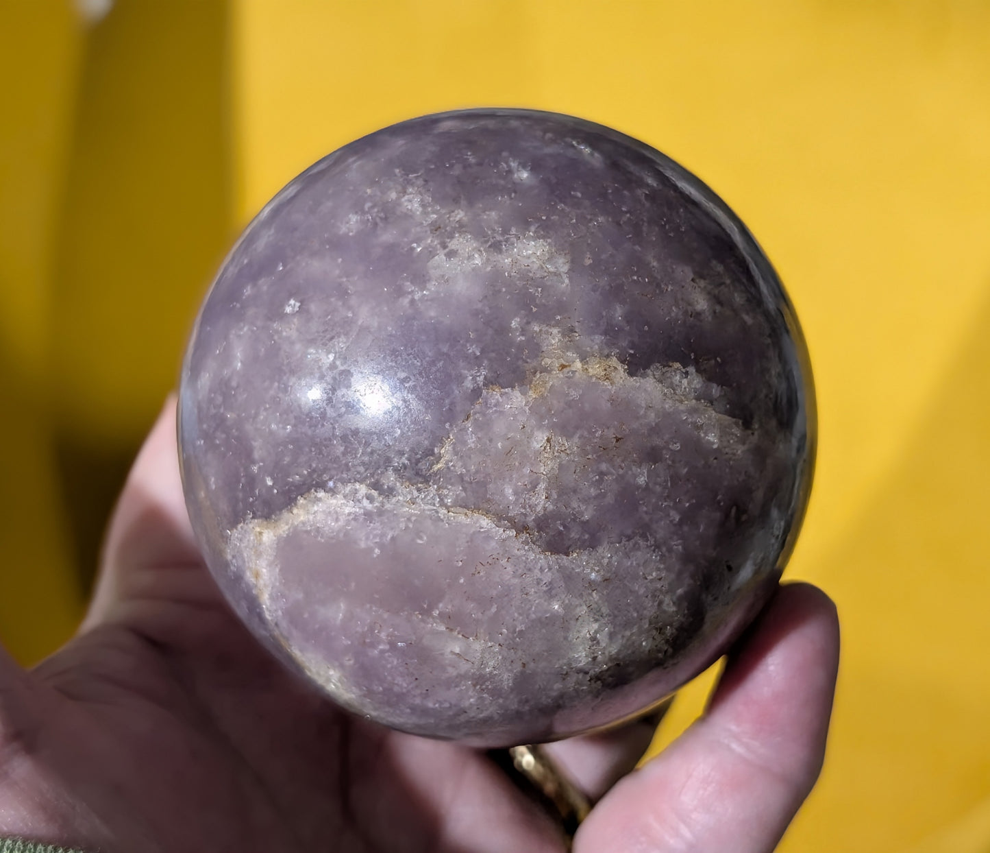 Lepidolite Sphere