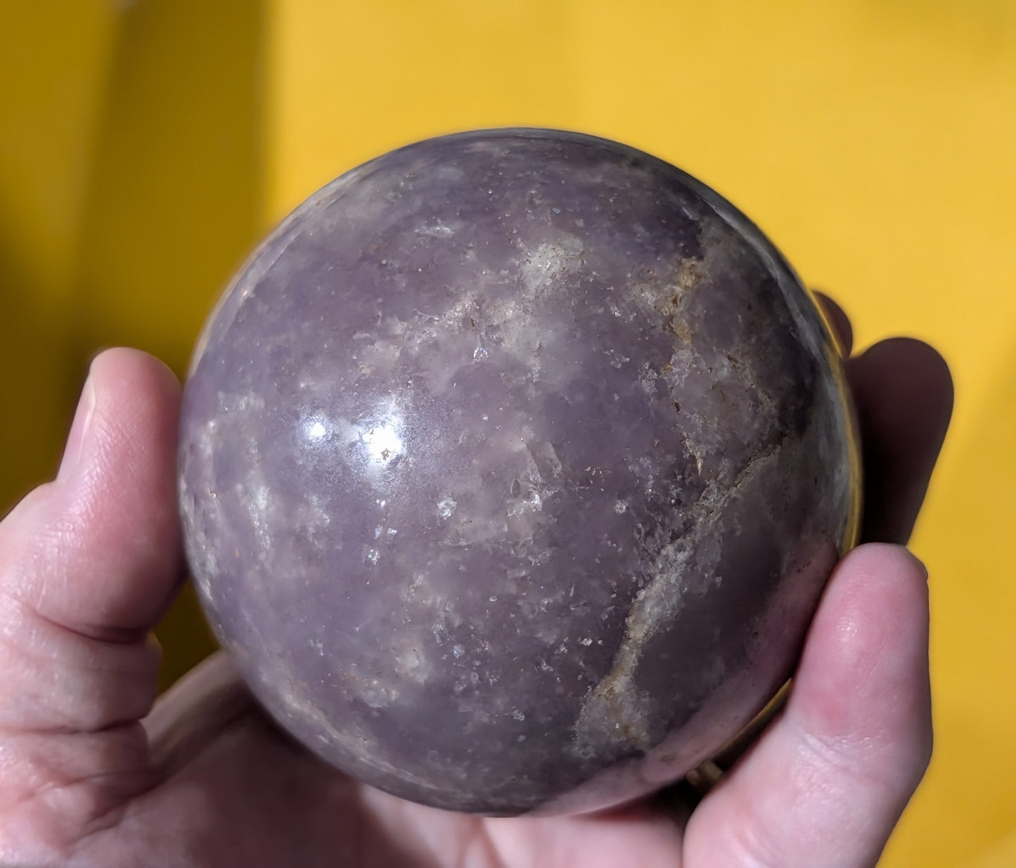 Lepidolite Sphere
