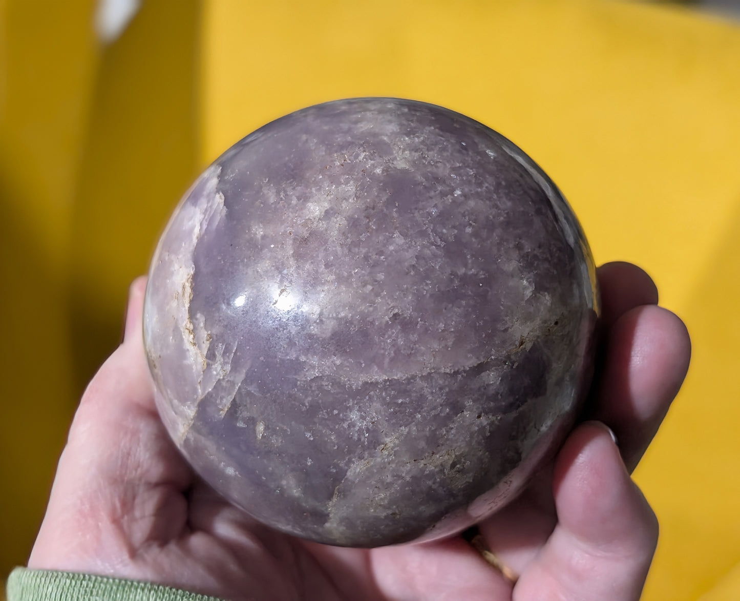 Lepidolite Sphere