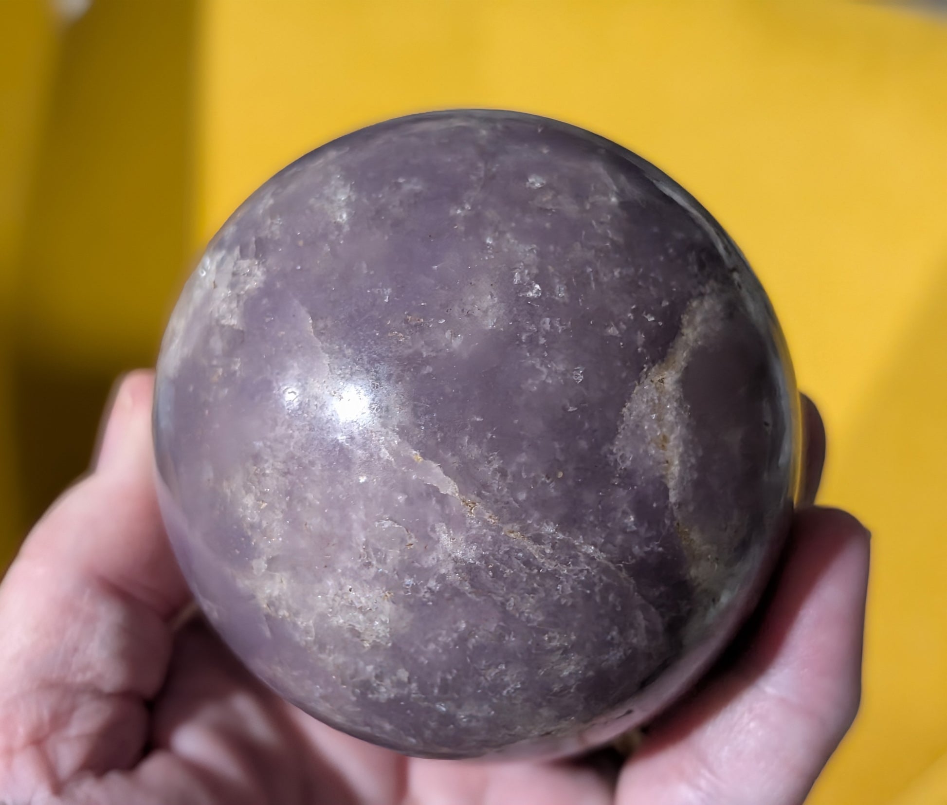 Lepidolite Sphere