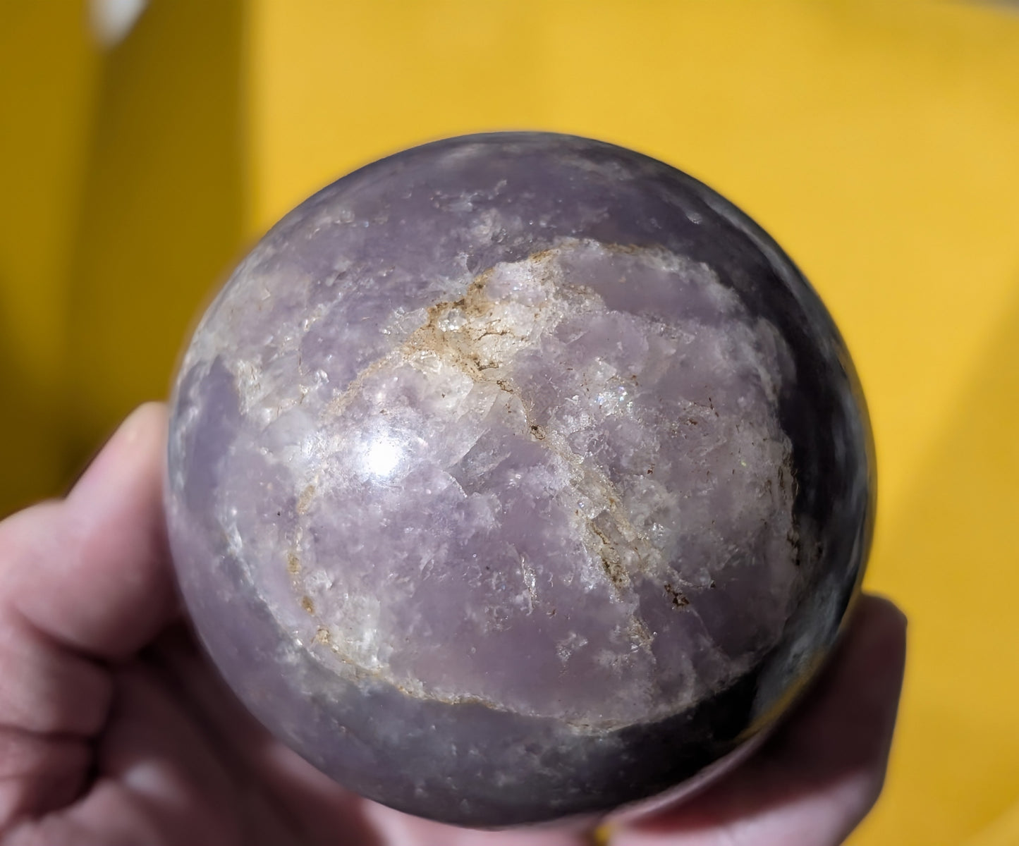 Lepidolite Sphere