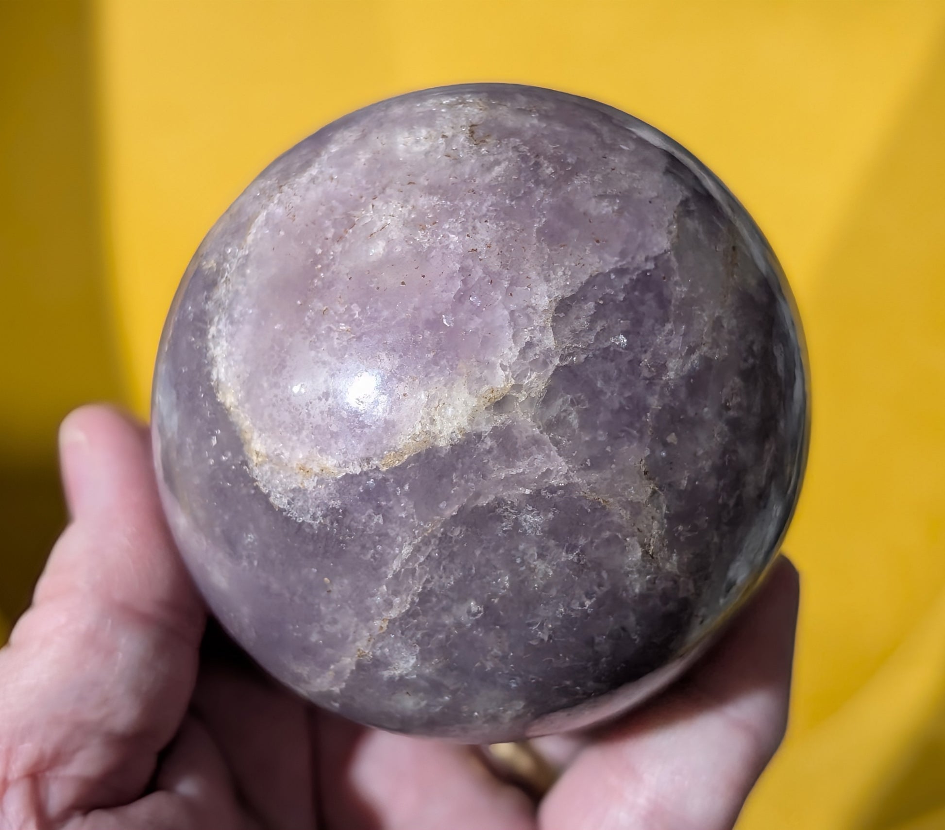 Lepidolite Sphere