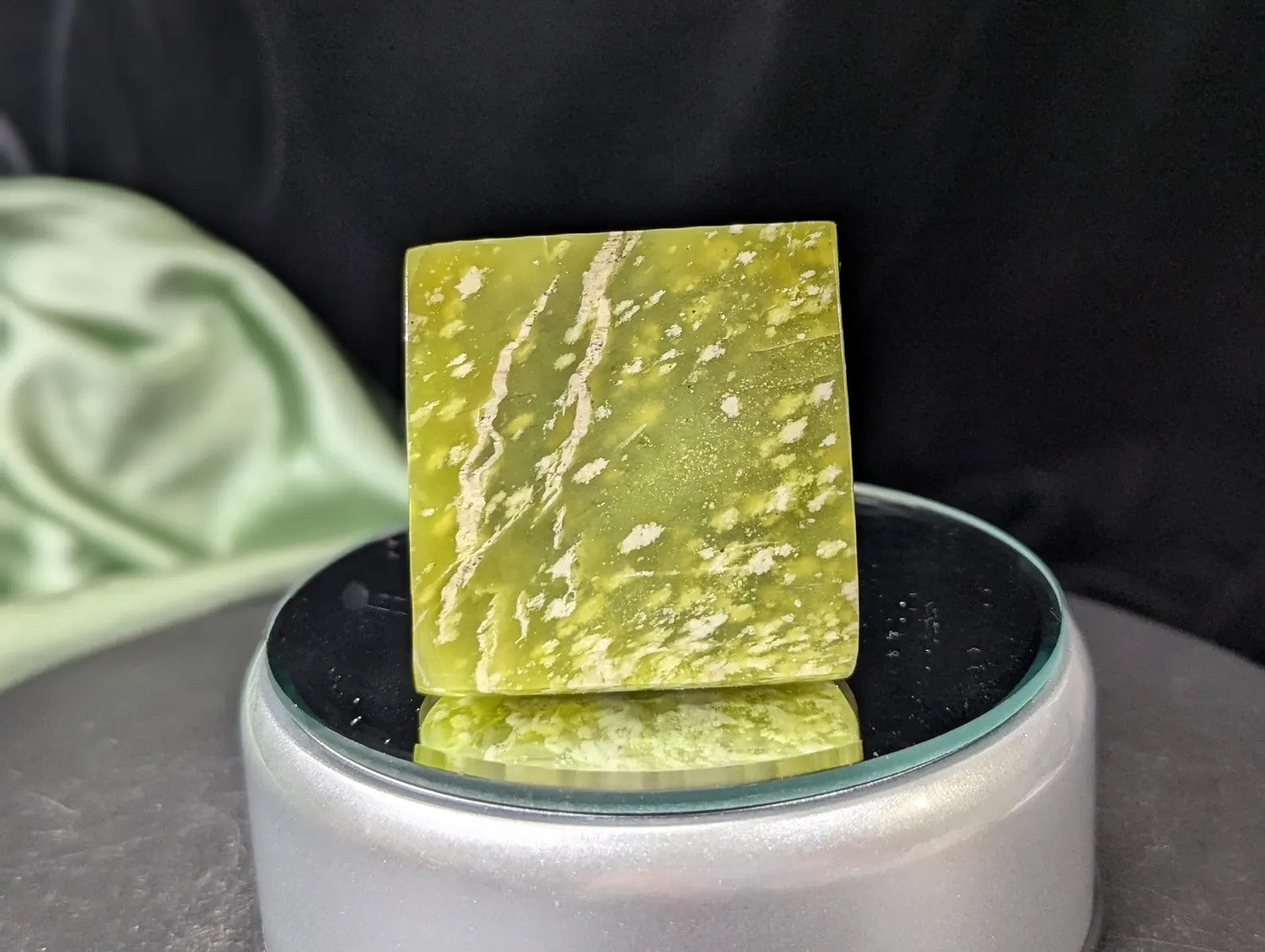 Lizardite Pyramid Underside