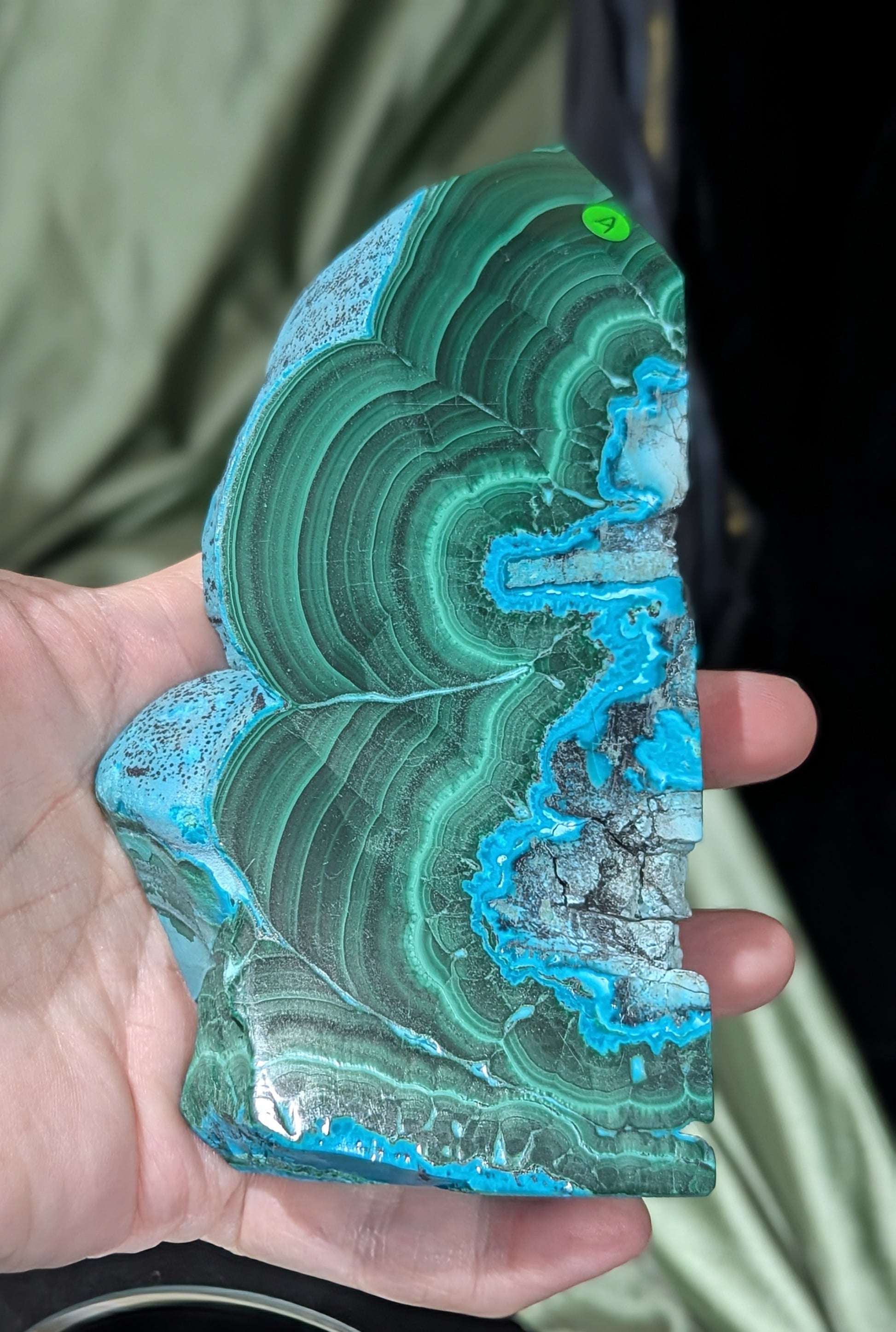 Malachite Freeform Slab