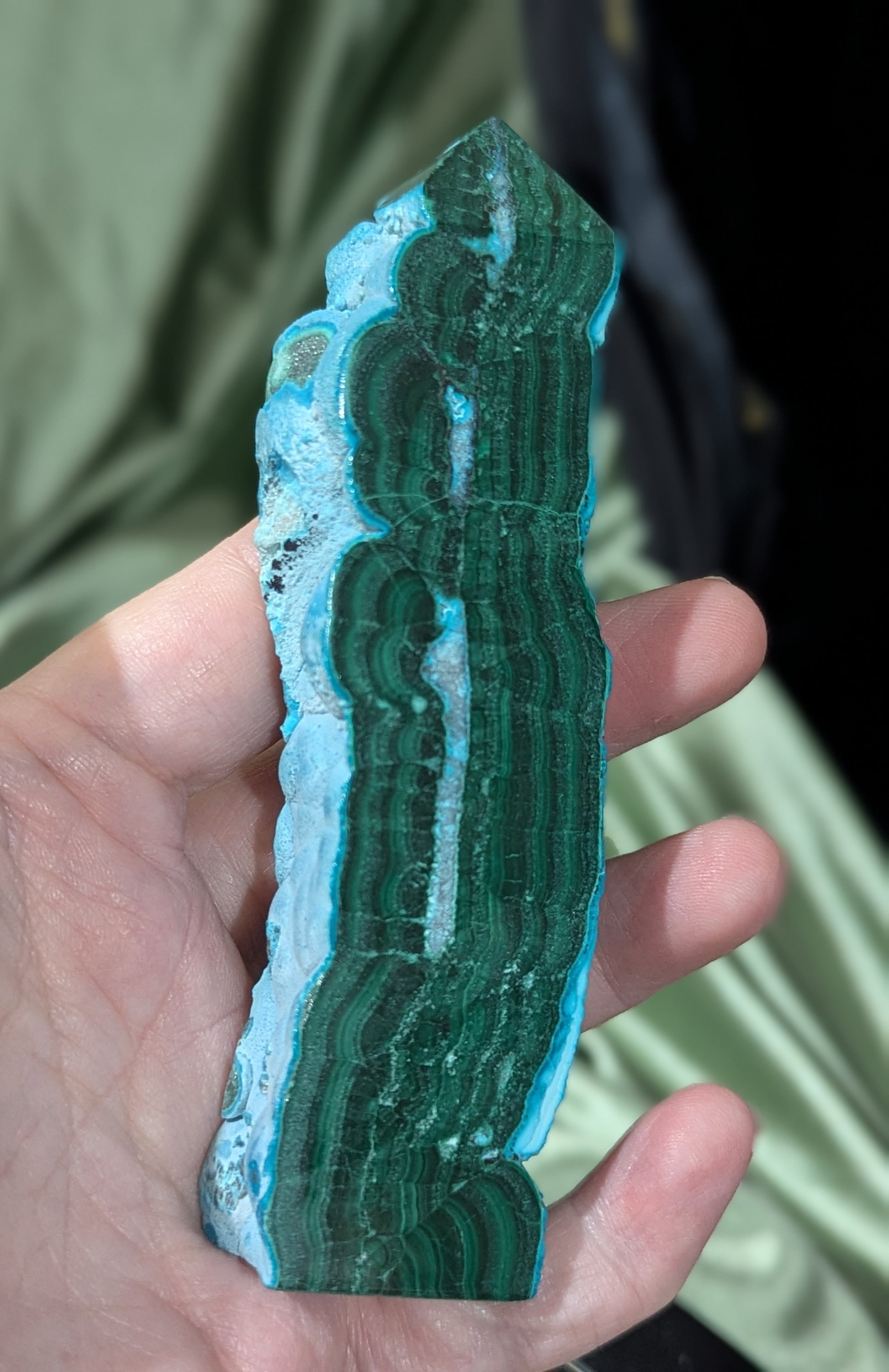 Malachite Freeform Slab