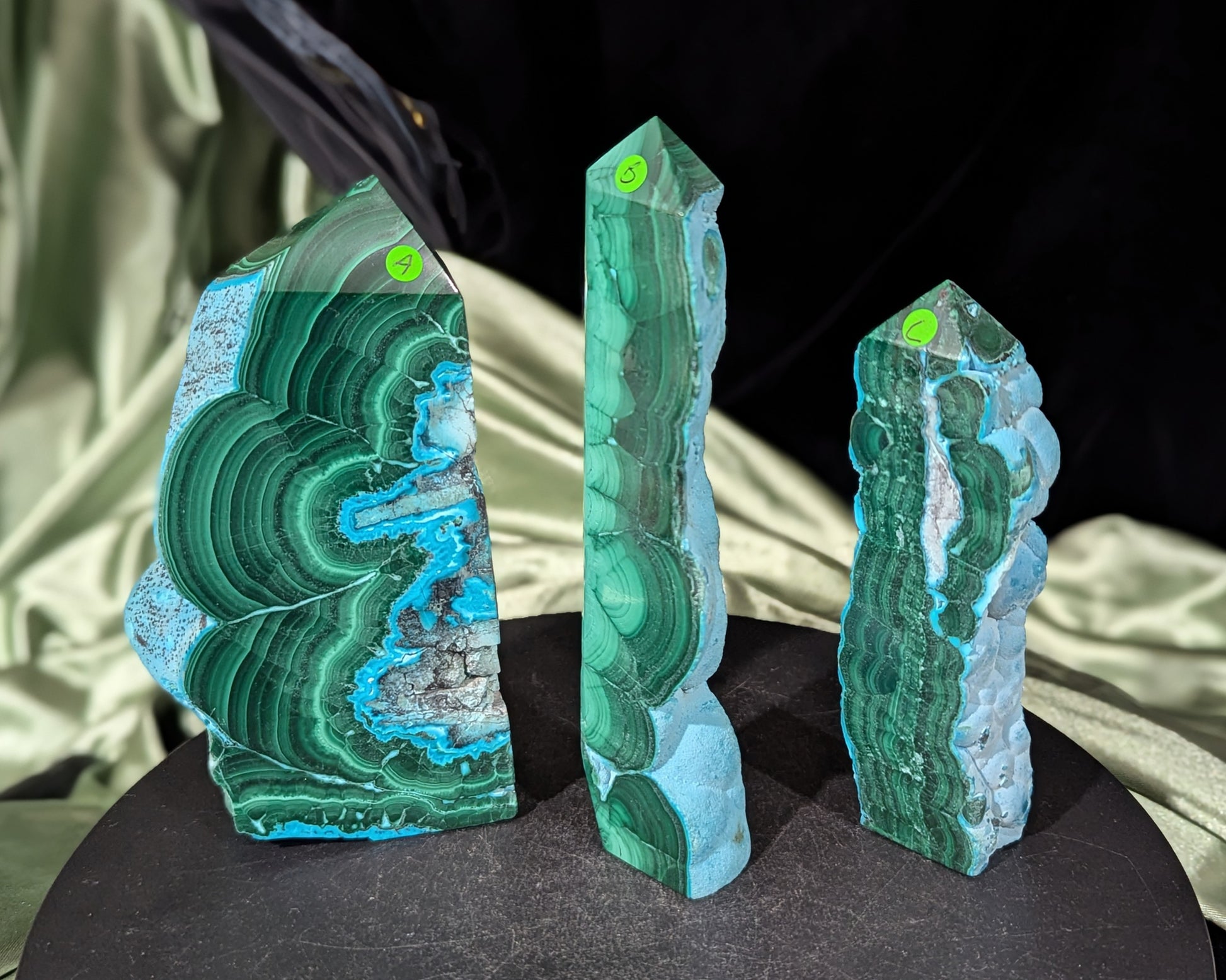 Malachite Freeform Slabs