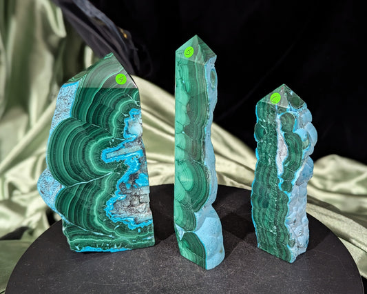 Malachite Freeform Slabs