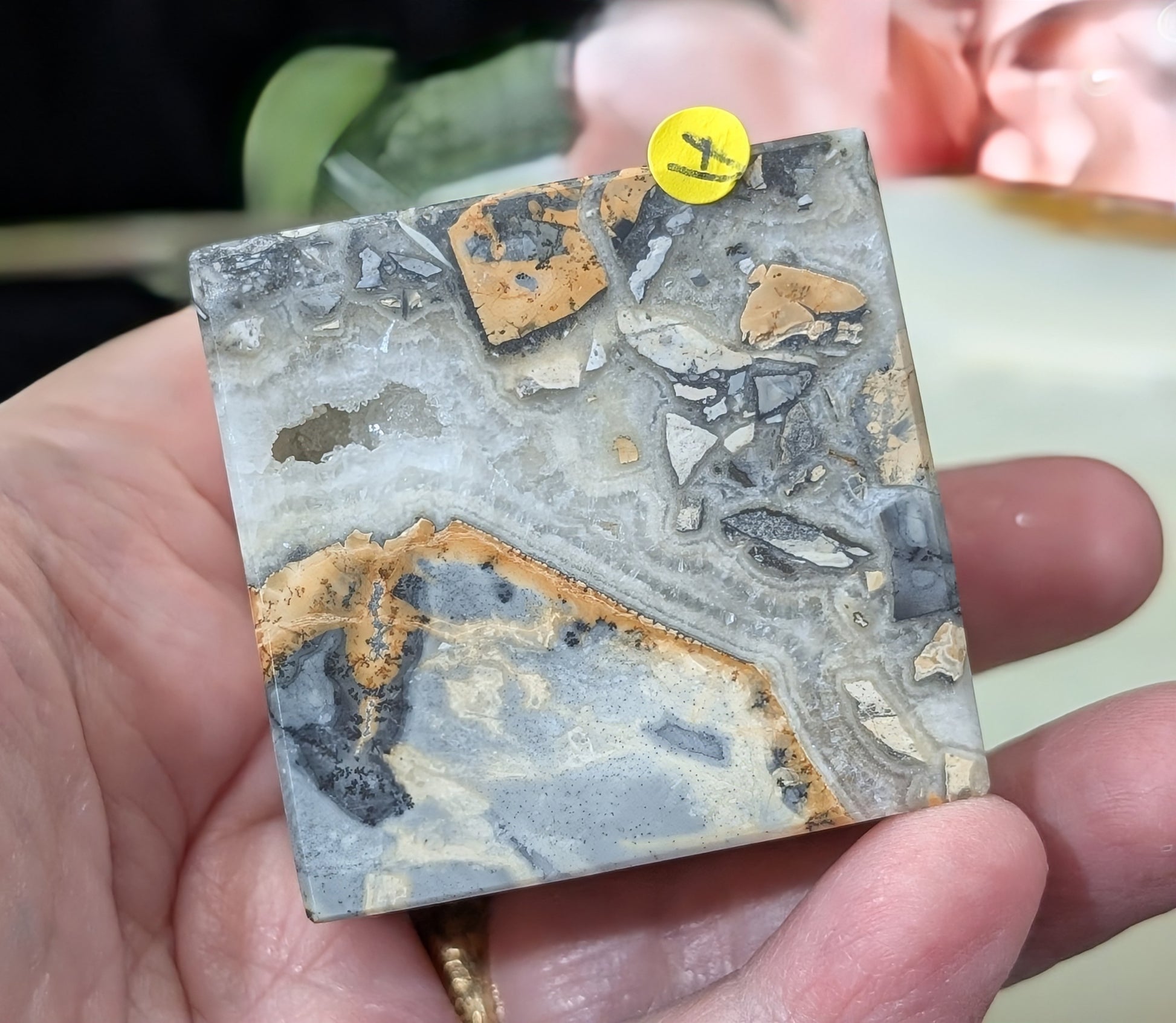 Maligano Jasper Floating Cube