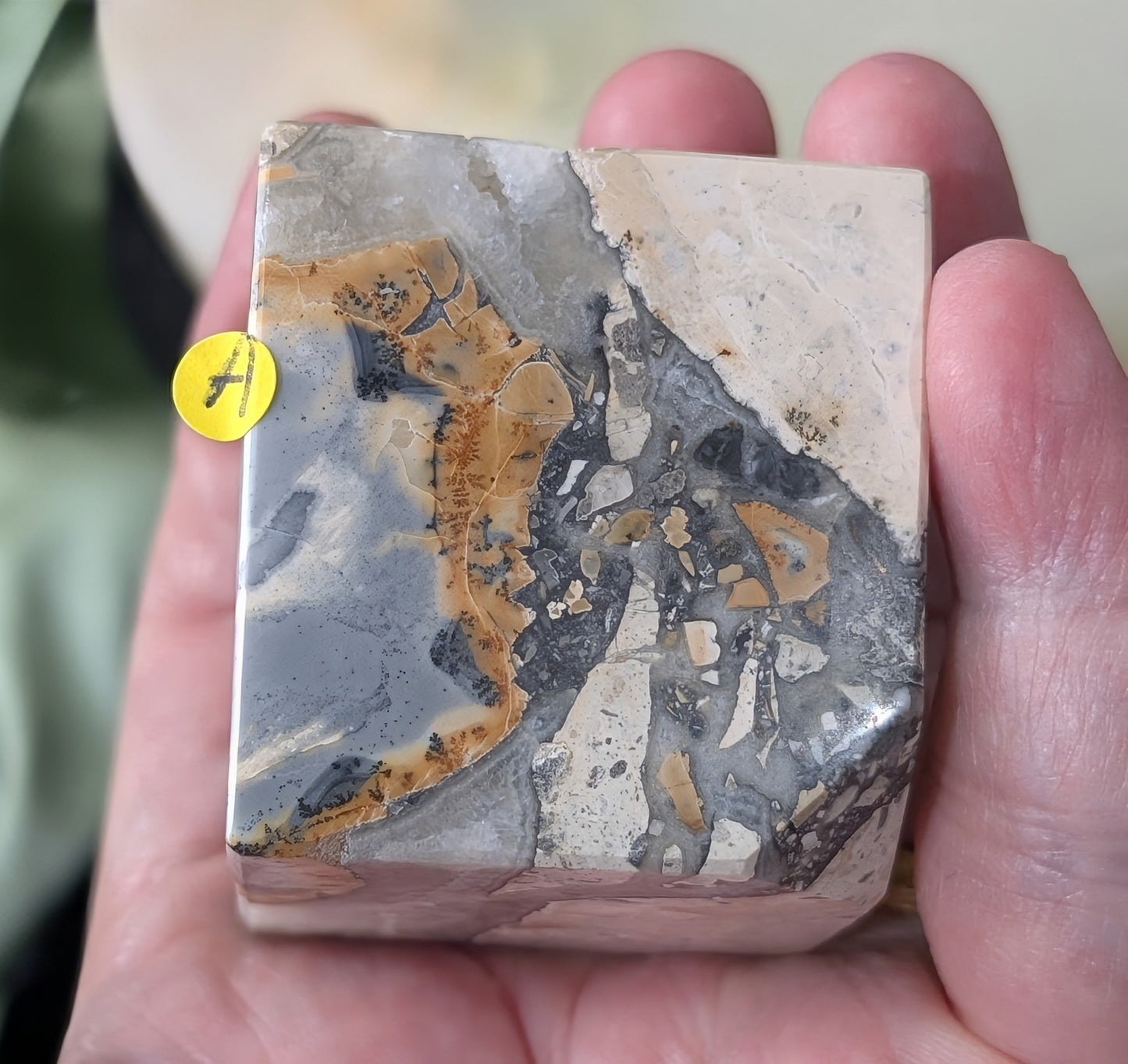 Maligano Jasper Floating Cube