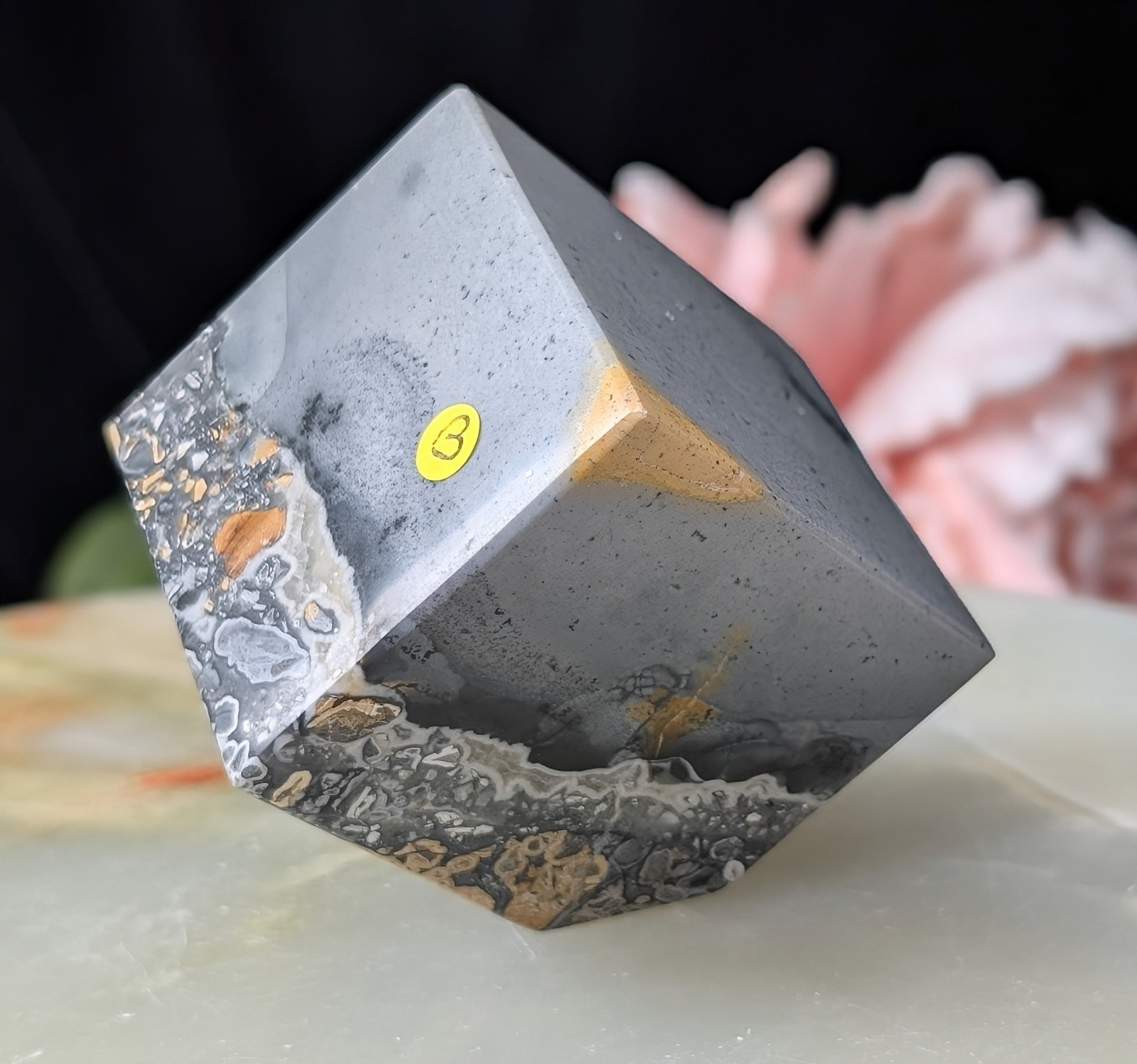 Maligano Jasper Floating Cube