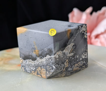 Maligano Jasper Floating Cube