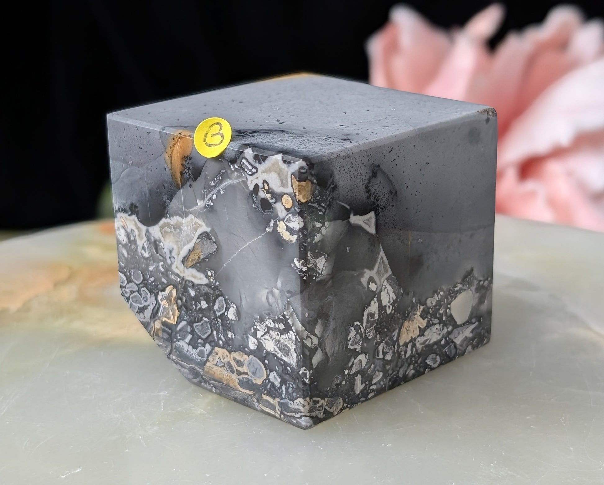 Maligano Jasper Floating Cube