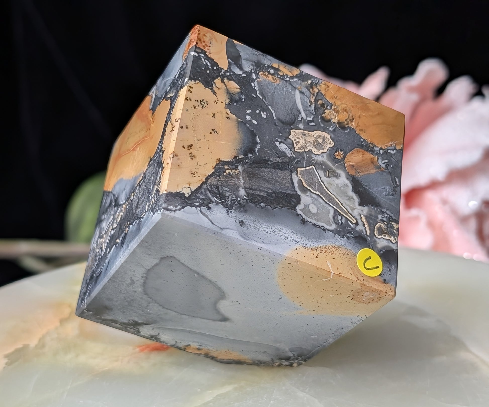 Maligano Jasper Floating Cube