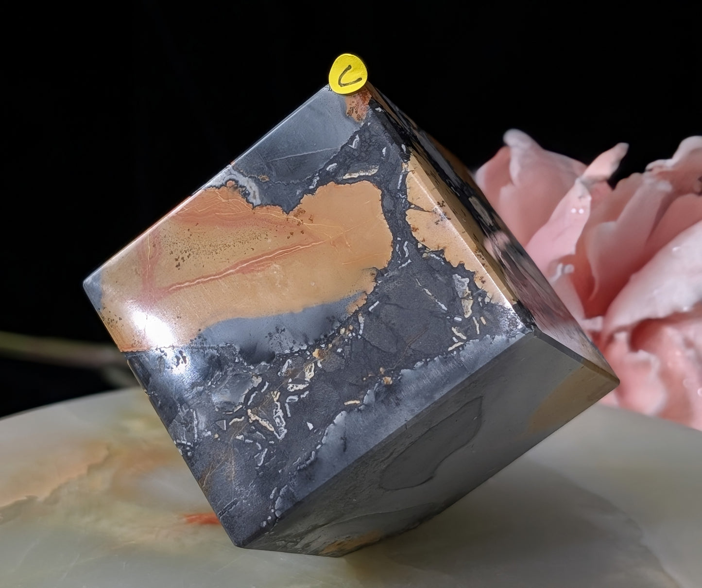 Maligano Jasper Floating Cube