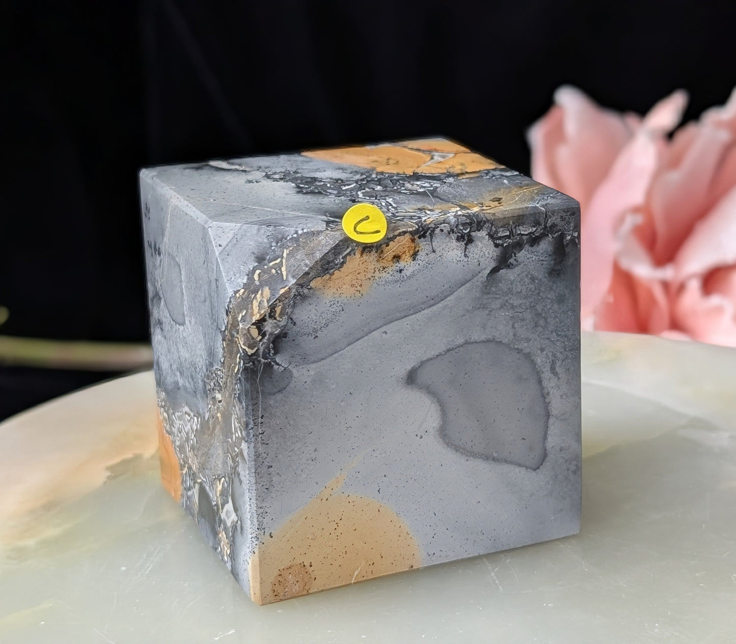 Maligano Jasper Floating Cube