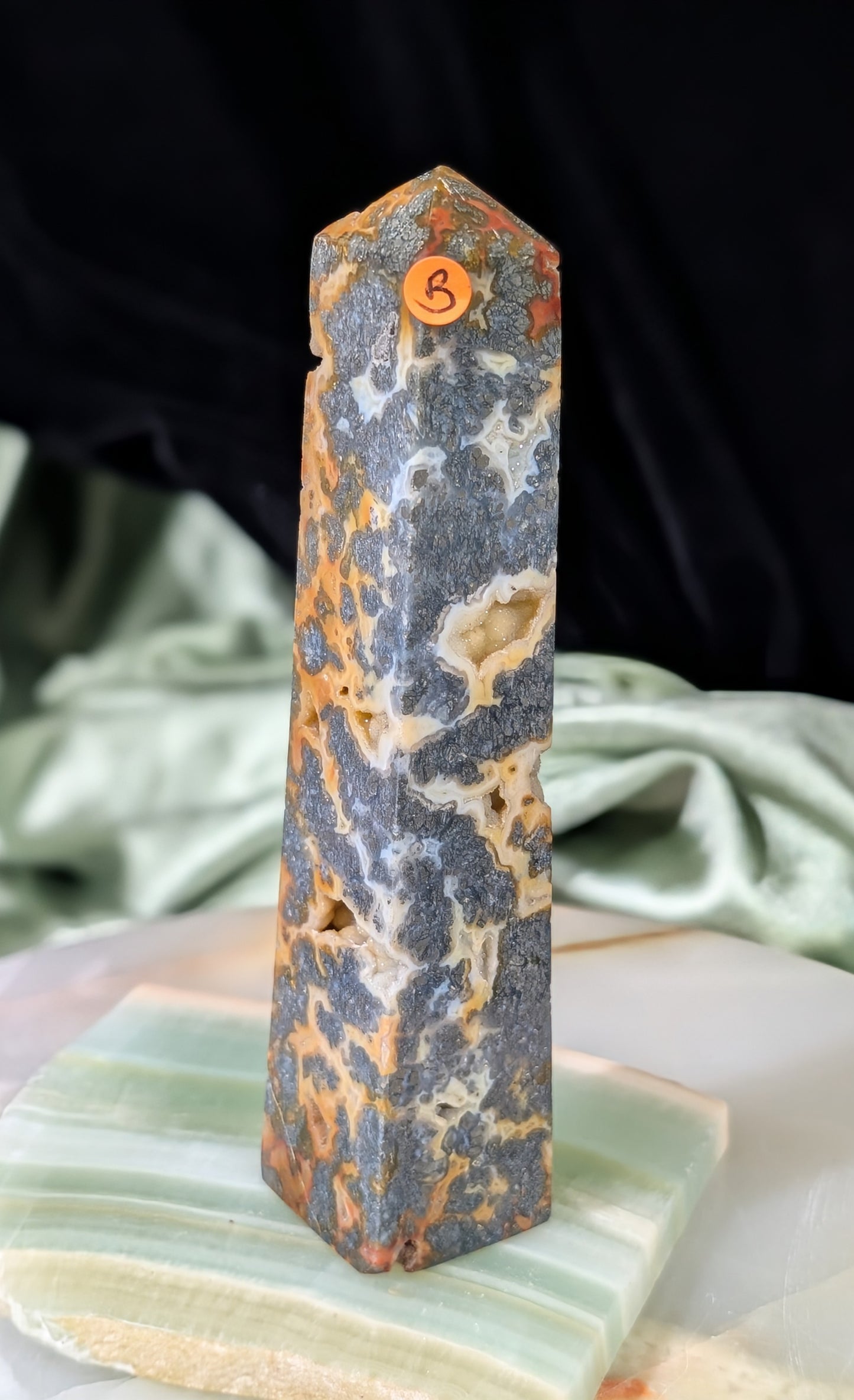 Marcasite Agate Tower