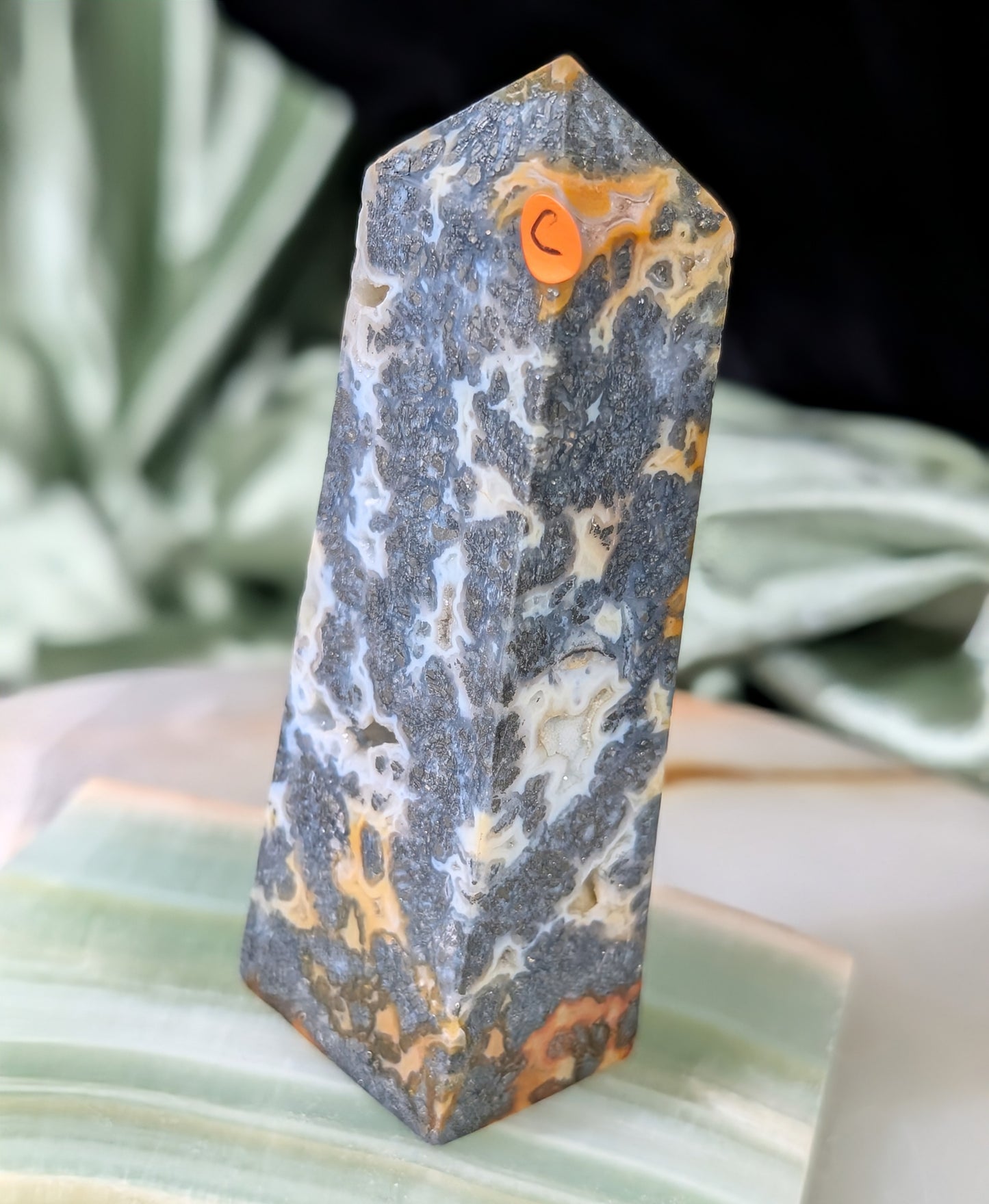 Marcasite Agate Tower