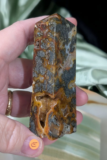 Marcasite Agate Tower