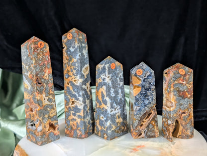 Marcasite Agate Towers